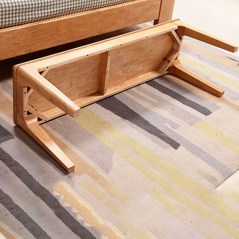 13.65-inch W Mid-Century Modern Seating Bench Solid Wood Bench Clearhalo 'Benches' 'Chairs & Seating' 'furn' 'furn_benches' 'Furniture' 'Living Room Furniture' 1200x1200_ca96c664-114f-47a5-8077-719eddd4d435