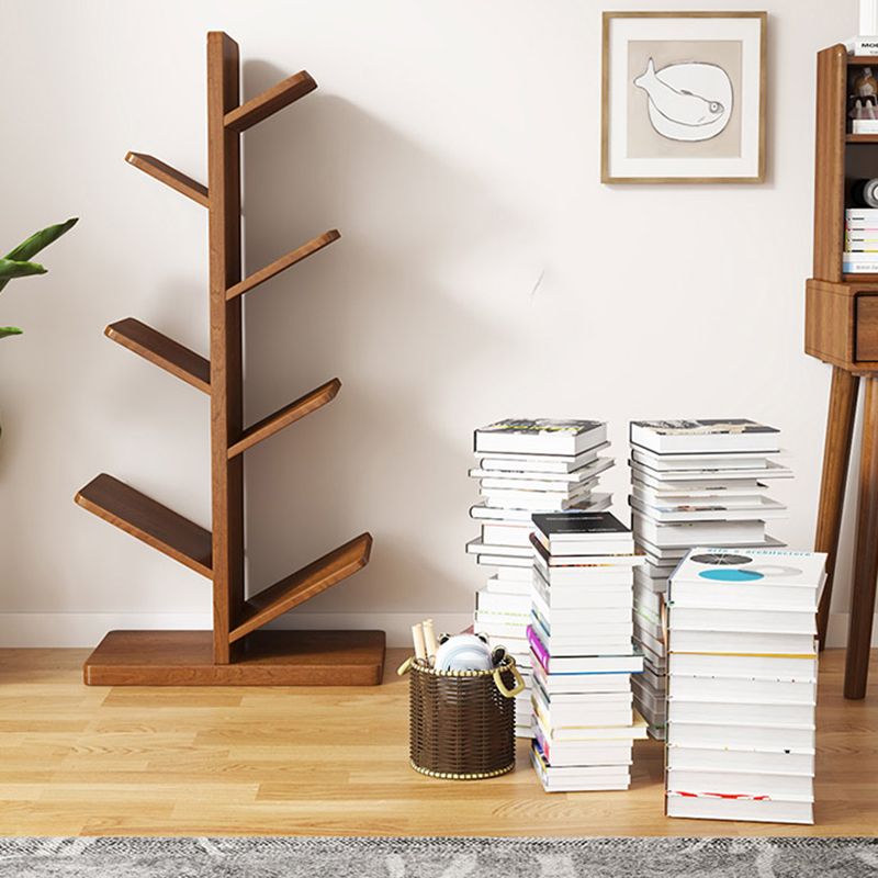 Modern Wood Bookshelf Geometric Vertical Open Shelf Bookcase Clearhalo 'Bookcases' 'furn' 'furn_bookcases' 'Furniture' 'Office Furniture' 1200x1200_ca986972-5d5f-4ae2-8f4b-fef0840b3d5d