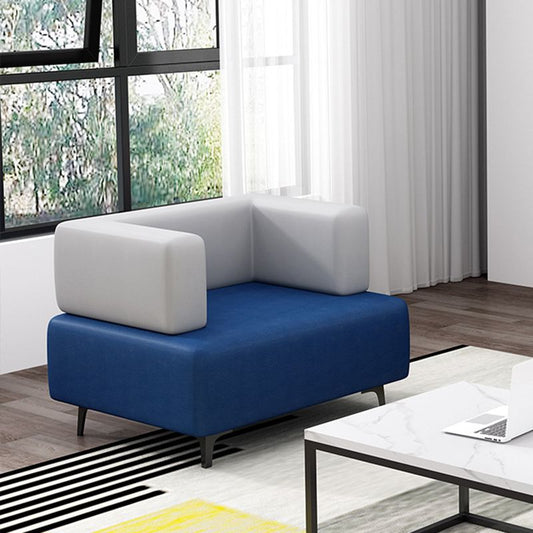 Faux Leather Sofa 23.62" D x 27.55" H Recessed Arm Sofa for Living Room Clearhalo 'furn' 'furn_sofas' 'Furniture' 'furniture_sofas' 'Living Room Furniture' 'Sofa' 'sofas' 1200x1200_ca9913fe-d4b4-4225-b84d-cffff441ba7e