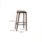 Solid Wood Counter and Bar Stool Indoor Industrial Backless Stool Clearhalo 'Bar Furniture' 'Bar Stools' 'bar_stools' 'furn' 'furn_bar_stools' 'Furniture' 'Kitchen & Dining Furniture' 1200x1200_ca9a30da-e6b4-497a-b31f-a79409b5c3e6