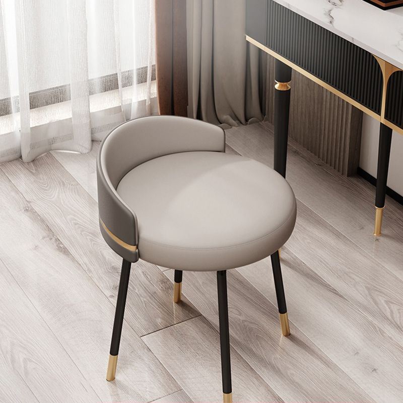 Contemporary Style Dining Chairs Armless Chair for Kitchen with Metal Legs Clearhalo ' kitchen&dining_furn' 'Dining Chairs' 'Dining Tables & Seating' 'dining_chair' 'furn' 'furn_dining_chair' 'Furniture' 'furniture_dining_chair' 'Kitchen & Dining Furniture' 'kitchen' 1200x1200_ca9b3313-b0df-4b7d-8693-6bdf9c729d2a
