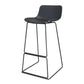 Modern Style Bar-stool Plastic Counter Bar Stool with Metal Legs for Restaurant Clearhalo 'Bar Furniture' 'Bar Stools' 'bar_stools' 'furn' 'furn_bar_stools' 'Furniture' 'furniture_bar_stools' 'Kitchen & Dining Furniture' 1200x1200_ca9c228b-69e5-4b5f-8c63-0c055c444454