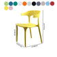 Contemporary Restaurant Plastic Arm Chair Matte Finish Open Back Dining Chair Clearhalo ' kitchen&dining_furn' 'Dining Chairs' 'Dining Tables & Seating' 'dining_chair' 'Furniture' 'furniture_dining_chair' 'Kitchen & Dining Furniture' 'kitchen' 1200x1200_ca9f7c5c-4f1b-4185-865d-e65c3cf8cf27