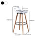 Nordic Style Barstool Plastic Seat Wood 4 Legs Bar Stool for Dining Room, Set of 2 Clearhalo 'Bar Furniture' 'Bar Stools' 'bar_stools' 'furn' 'furn_bar_stools' 'furniture_bar_stools' 'Kitchen & Dining Furniture' 'kitchen&dining_furn' 'kitchen' 'kitchen_furn' Furniture' 1200x1200_ca9fda48-8389-4e51-8d03-a4ad200722dc