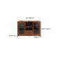 Modern Sideboard in Brown Solid Wood DIning Sideboard with Doors Clearhalo 'buffet_sideboard' 'Buffets & Sideboards' 'furn' 'furn_buffet_sideboard' 'Furniture' 'Kitchen & Dining Furniture' 1200x1200_caa13a34-7d47-4968-a074-50a6925867e1
