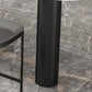 Modern Iron Bar Dining Table with Stone Top Engineered Wood Indoor Bistro Table Clearhalo 'Bar Furniture' 'Bar Tables' 'bar_tables' 'furn' 'furn_bar_tables' 'Furniture' 'furniture_bar_tables' 'Kitchen & Dining Furniture' 1200x1200_caa13df2-3579-4be4-b9c0-f0e5f64e2fbf