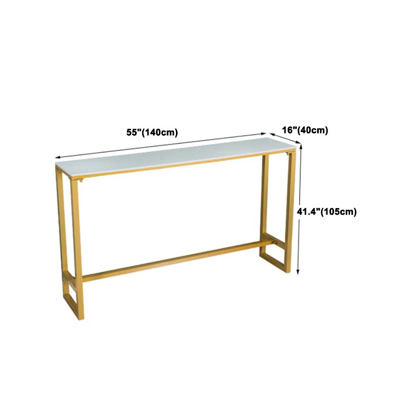 Juego de mesa de pub de barra de mármol glamos 1/2/4 piezas de pub al altura de la altura del mostrador de la tienda rectángulo