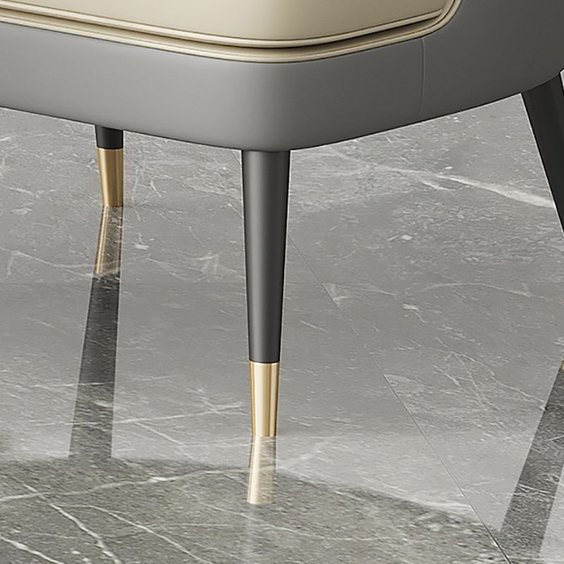 23.62" Wide Arm Chair Faux Leather Recessed Arms Accent Chair Clearhalo 'Accent Chairs' 'accent_chairs' 'Chairs & Seating' 'furn' 'furn_accent_chairs' 'Furniture' 'Living Room Furniture' 1200x1200_caa72fda-d9f6-42e7-b34b-7bad3620fc95