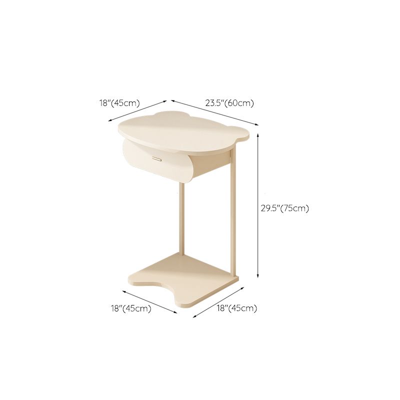 Vanity di trucco metallico moderno per camera da letto con un set di vanità per il trucco del cassetto