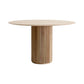 Modern Round Dining Table Pine Solid Wood Pedestal Dining Table in Natural Clearhalo 'Dining Tables & Seating' 'Dining Tables' 'dining_table' 'furn' 'furn_dining_table' 'Furniture' 'furniture_dining_table' 'Kitchen & Dining Furniture' 1200x1200_caa8a2de-9658-4f06-a4d4-74ab9461aa0a