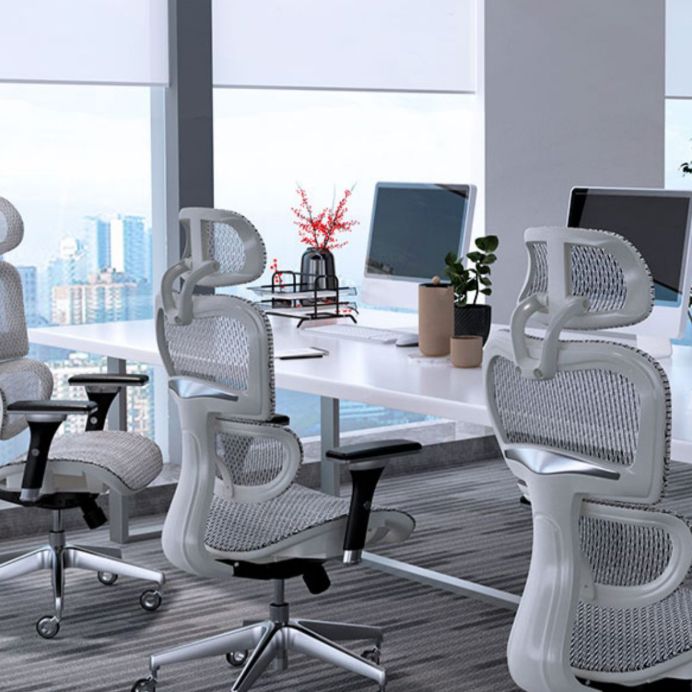 Silla de oficina de armas extraíble mecanismo sin angustia silla de escritorio ergonómica