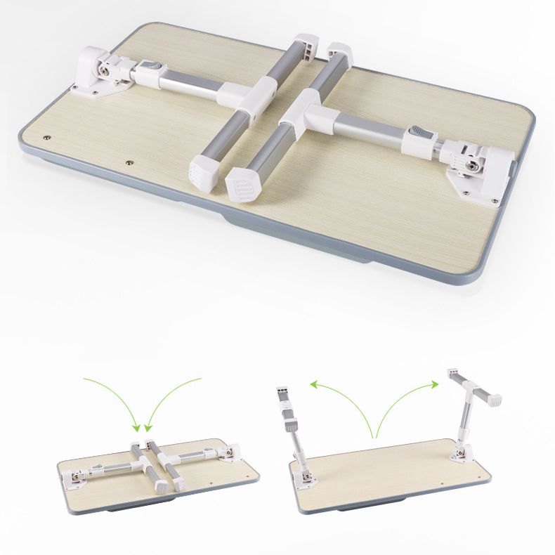 Escritorio de escritura rectangular con alumno de aluminio de aluminio de aluminio escritorio