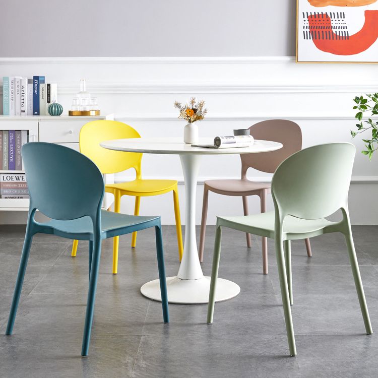 European Glam Style Plastic Chair Kitchen Dining Room Open Back Side Chairs Clearhalo ' kitchen&dining_furn' 'Dining Chairs' 'Dining Tables & Seating' 'dining_chair' 'furn' 'furn_dining_chair' 'Furniture' 'furniture_dining_chair' 'Kitchen & Dining Furniture' 'kitchen' 1200x1200_caab124a-d7cc-46b4-b4f2-2dace890f81d