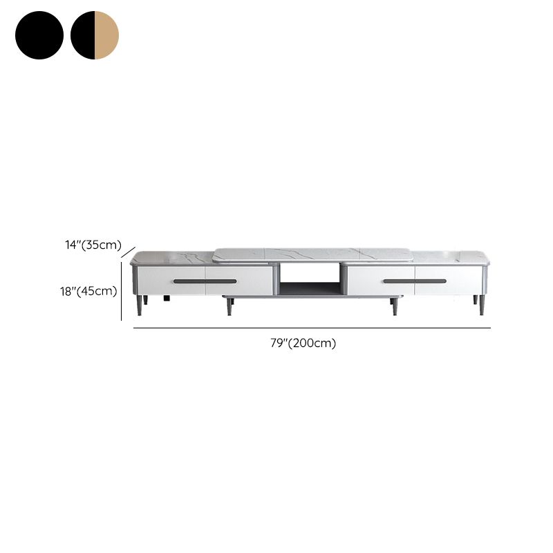 Contemporary Media Console Stone TV Media Console for Living Room Clearhalo 'furn' 'furn_tv_stands_entertainment_centers' 'Furniture' 'Living Room Furniture' 'TV Stands & Entertainment Centers' 'TV Stands & Media Storage Furniture' 'tv_stands_entertainment_centers' 1200x1200_cab003e7-0c75-4a98-a1c8-bf9d13e51c80