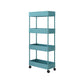 Scandinavian Etagere Bookshelf Metal Frame Plastic Shelf Bookshelf with Caster Wheels Clearhalo 'Bookcases' 'furn' 'furn_bookcases' 'Furniture' 'furniture_bookcases' 'kitchen' 'kitchen_bookcases' 'Living Room Furniture' 'Office Furniture' 1200x1200_cab0fb06-88cf-4001-bdce-ca42acc10209
