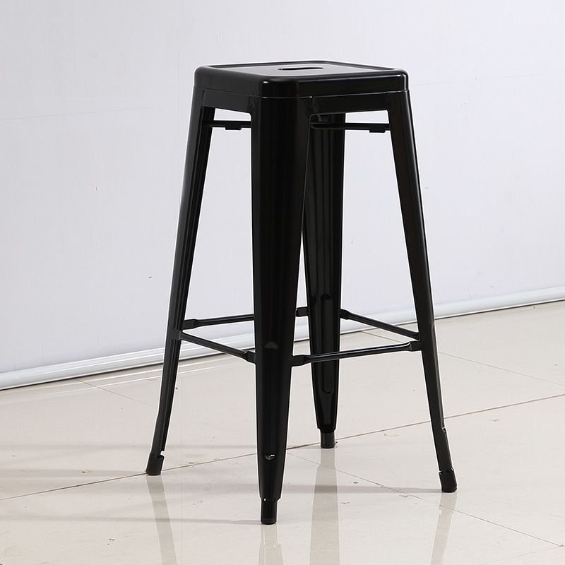 Industrial Backless Counter Stool Metal Counter Height Stools Clearhalo 'Bar Furniture' 'Bar Stools' 'bar_stools' 'furn' 'furn_bar_stools' 'Furniture' 'Kitchen & Dining Furniture' 1200x1200_cab2321c-7906-4391-9554-cff841f09d5e