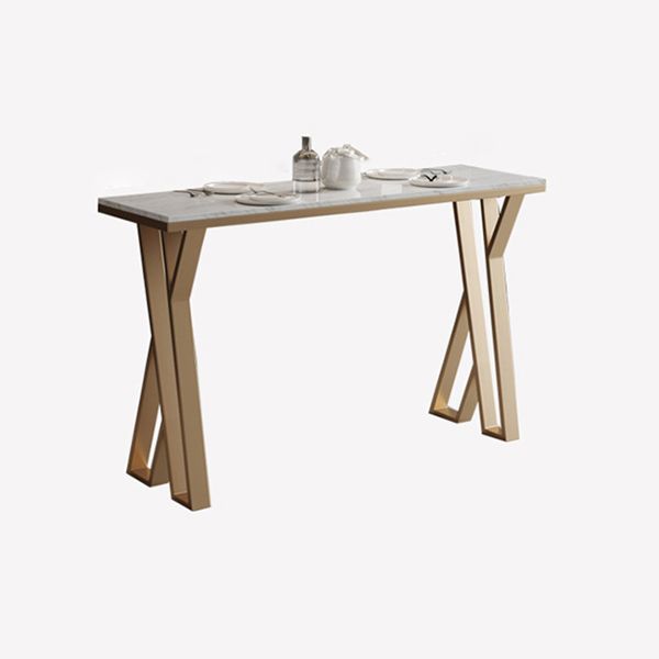 Glam Style Bar Table Set 1/2/5 Pieces Rectangle Bar Table with High Stools for Kitchen Clearhalo 'Bar Furniture' 'furn' 'furn_home_bar_bar_sets' 'Furniture' 'Home Bars & Bar Sets' 'home_bar_bar_sets' 'Kitchen & Dining Furniture' 1200x1200_cab58292-1e65-4bd6-88ae-413e4d8d4f90