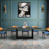 Contemporary Metal Dining Room Armchairs Open Back Dining Side Chair for Kitchen Clearhalo ' kitchen&dining_furn' 'Dining Chairs' 'Dining Tables & Seating' 'dining_chair' 'furn' 'furn_dining_chair' 'Furniture' 'furniture_dining_chair' 'Kitchen & Dining Furniture' 'kitchen' 1200x1200_cab58504-8c9e-4a29-ae73-d78a34048c13