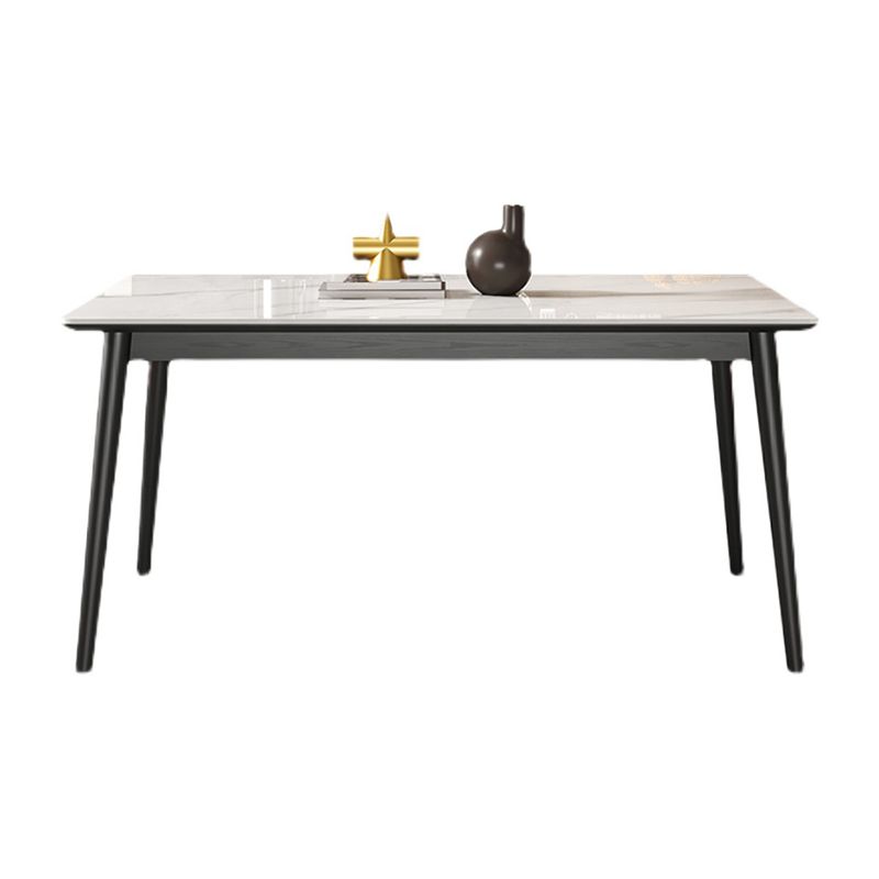 Ensemble de Table à manger moderne, ensemble de Table à manger rectangulaire avec chaises à oreilles, 1/4/5/7 pièces