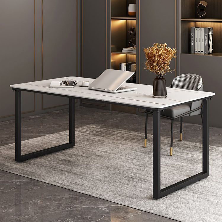 Bureau de bureau de style moderne Bureau rectangle de pierre enthousiaste pour usage domestique