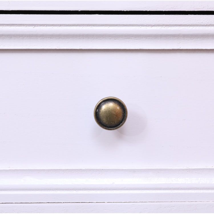 Cómoda vintage de madera maciza, cómoda de almacenamiento vertical de 14" de ancho con cajones
