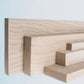 17"H Moderner Couchtisch Schwarzer Couchtisch aus massivem Holz
