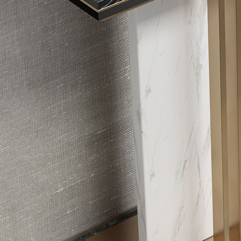 Tabella della console da 13,8 "W tavolo da rettangolo resistente alle macchie glam.