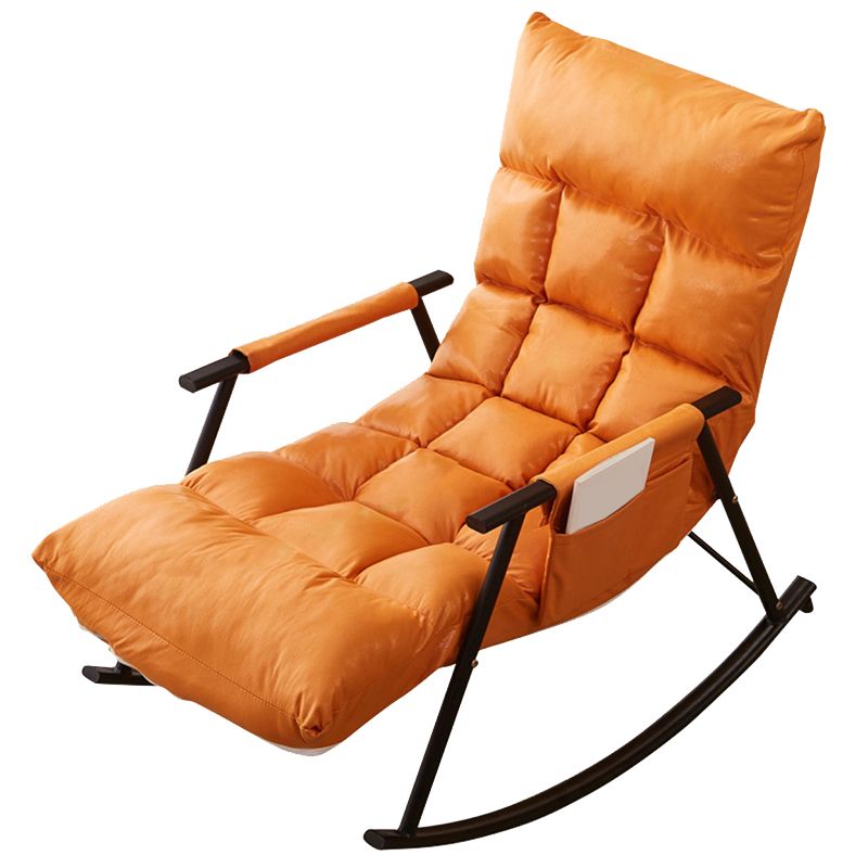 Tufted Cushions Rocker Chair Whole Colored Modern Fabric Rocker Chair in Living Room Clearhalo 'Chairs & Seating' 'furn' 'furn_rocking_chairs' 'Furniture' 'Living Room Furniture' 'Rocking Chairs' 'rocking_chairs' 1200x1200_cabbcb9b-0590-4227-86d3-ab629b8a017d