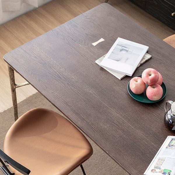 Rechthoek eetkamer tafel luxe stijl thuisbureau met 4 poten