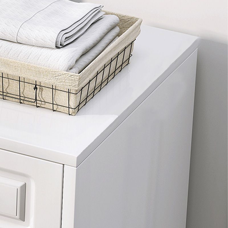 White Storage Chest Modern Style Wooden Storage Chest Dresser with Drawers and Doors Clearhalo 'Bedroom Furniture' 'Dressers & Chests' 'dressers_chests' 'furn' 'furn_dressers_chests' 'Furniture' 1200x1200_cabf084a-0476-438f-82ad-6a287737f747