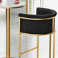 Conjunto de Pub Industrial Blanco con Taburetes Tapizados Mesa de Bar de 1/3/5 Piezas para Lugares Pequeños