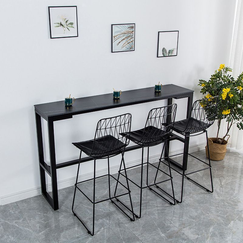 Moderner Bartisch aus gesintertem Stein, rechteckiger Esstisch für Küche, Wohnzimmer, Kaffeezimmer