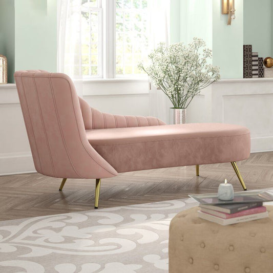 Contemporary Flannel Chaise One Armed Lounge Chair for Living Room Clearhalo 'Chairs & Seating' 'Chaise Lounge' 'chaise_lounge' 'furn' 'furn_chaise_lounge' 'Furniture' 'Living Room Furniture' 1200x1200_cac1d3cf-5a08-43db-b807-c8b2b3d7c0ae