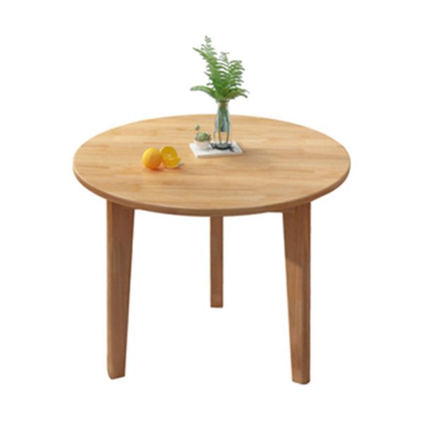 Dining Room Modern Dinner Table Round Solid Wood Dining Table