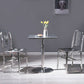 Industrial Style Stainless Steel Dining Table Square Table for Dinning Room Clearhalo ' dining_table' 'Dining Tables & Seating' 'Dining Tables' 'furn' 'furn_dining_table' 'Furniture' 'furniture_dining_table' 'Kitchen & Dining Furniture' 'kitchen&dining_furn' 'kitchen' 'kitchen_dining_table' 1200x1200_cac34470-d3b9-43a2-97b7-63f2613e7eca