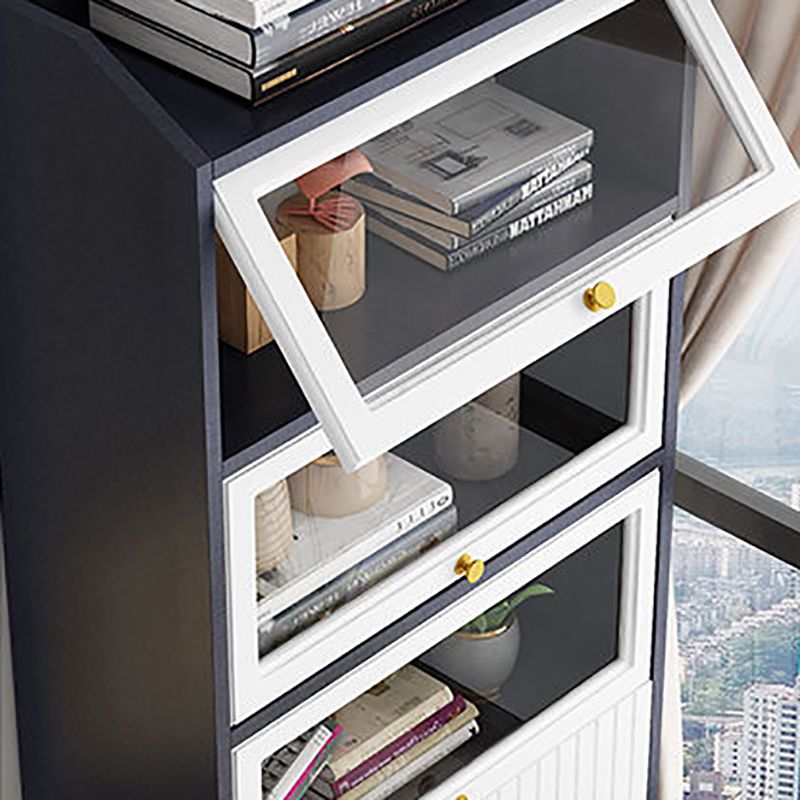 Contemporary Wood Bookshelf Standard Book Shelf for Home Office 11.8" Wide Clearhalo 'Bookcases' 'furn' 'furn_bookcases' 'Furniture' 'Office Furniture' 1200x1200_cac34dee-4c85-45bc-af7b-163d21d47826