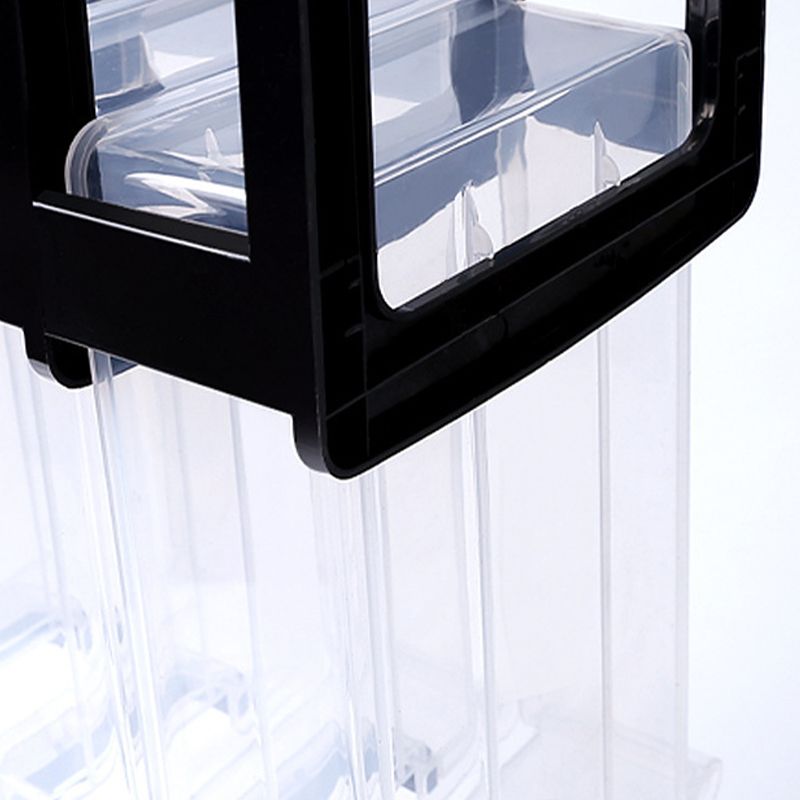 Archivo de cajones Babyet Vertical Home u Office Archivo de plástico transparente