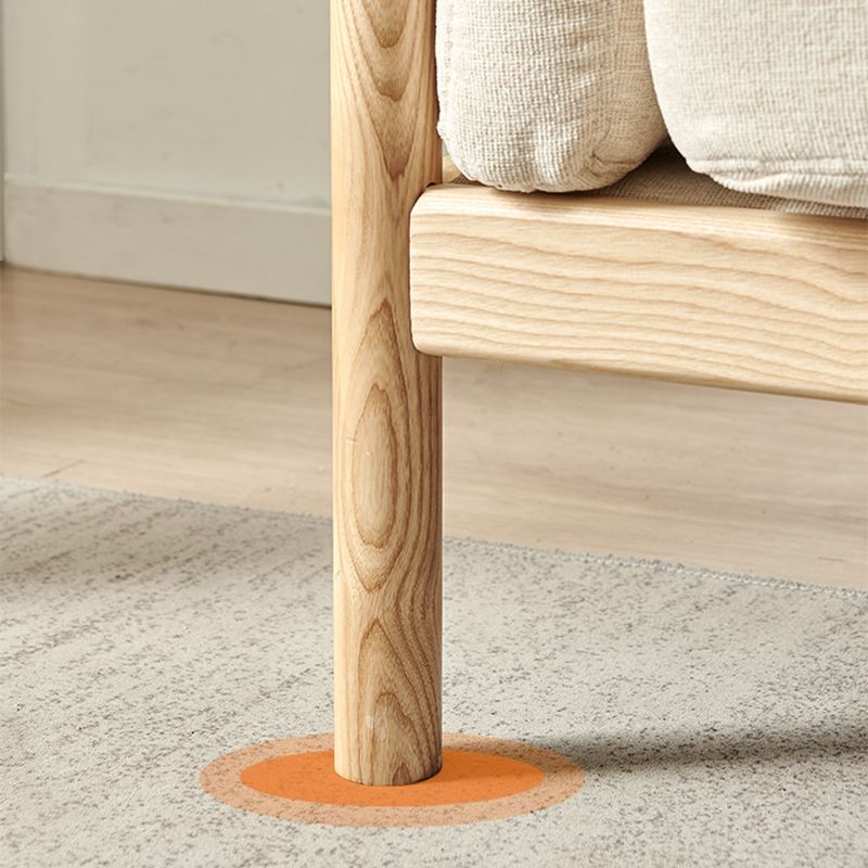 Linen Modern Square Arm Sofa Wooden Standard Sofa for Living Room, Apartment Clearhalo 'furn' 'furn_sofas' 'Furniture' 'Living Room Furniture' 'Sofa' 'sofas' 1200x1200_cac49374-acb3-4153-97ae-791514bb396b