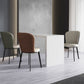 Contemporary Dining Room Side Chairs Matte Finish Leather Curved Parsons Chair Clearhalo ' kitchen&dining_furn' 'Dining Chairs' 'Dining Tables & Seating' 'dining_chair' 'furn' 'furn_dining_chair' 'Furniture' 'furniture_dining_chair' 'Kitchen & Dining Furniture' 'kitchen' 1200x1200_cac4a744-1954-443f-a0da-f54d810cf016