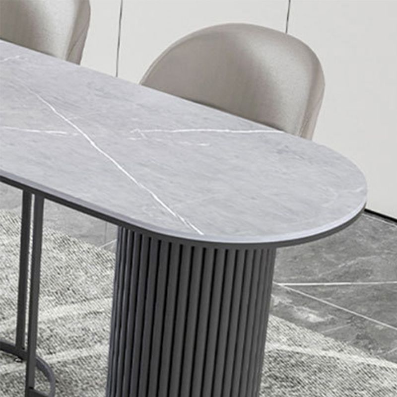 Tavolo da bar in pietra in stile moderno bar a doppio piedistallo scrivania per interno