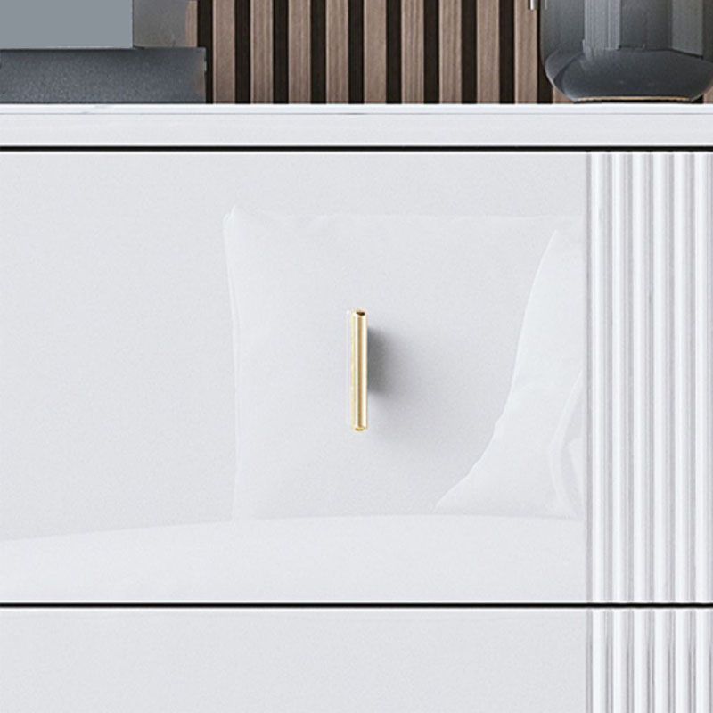 Cassettiera portaoggetti orizzontale Glam in legno ingegnerizzato per camera da letto con cassetti