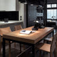 Industrial Solid Wood Dining Table Rectangle Table in Brown with Trestle Base Clearhalo ' dining_table' 'Dining Tables & Seating' 'Dining Tables' 'furn' 'furn_dining_table' 'Furniture' 'furniture_dining_table' 'Kitchen & Dining Furniture' 'kitchen&dining_furn' 'kitchen' 'kitchen_dining_table' 1200x1200_cac70eb7-96b5-48c4-ad03-beee91708606