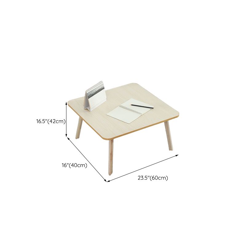 Modern Wood Side Table Bedroom No Distressing End Table with 4 Legs Clearhalo 'Coffee & Accent Tables' 'Coffee Tables' 'coffee_tables' 'furn' 'furn_coffee_tables' 'Furniture' 'Living Room Furniture' 1200x1200_cac9a8e7-090b-4c22-ad98-15d8e9244d99