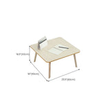 Chambre d'appoint en bois moderne sans table de bout pénible avec 4 jambes