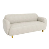 Faux Ledersofa eingebrauchter Armfärbungssofa mit engen Rücken