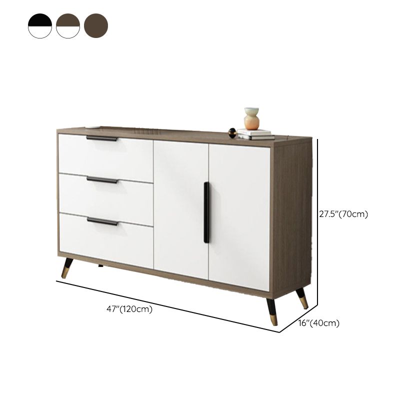 Scandinavian TV Console Wooden TV Media Console with 3 Drawers Clearhalo 'furn' 'furn_tv_stands_entertainment_centers' 'Furniture' 'Living Room Furniture' 'TV Stands & Entertainment Centers' 'TV Stands & Media Storage Furniture' 'tv_stands_entertainment_centers' 1200x1200_cacc8e9b-d6ba-451d-ba0a-c2863149dabb