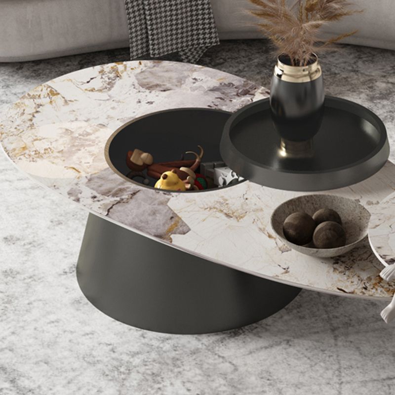 Table basse moderne sans table basse simple de forme libre pénible