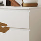 Commode de coffre de rangement en bois fabriqué par coffre de rangement moderne, 15,6 pouces de largeur