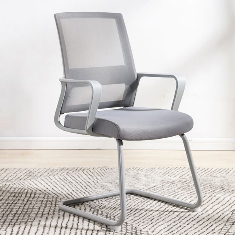 Modern Fixed Arms Office Chair Breathable AirGrid No Wheels Chair Clearhalo 'furn' 'furn_office_chair' 'Furniture' 'Office Chairs' 'Office Furniture' 'office_chair' 1200x1200_cacdca40-fb77-4045-b38e-1ce679fb8a15