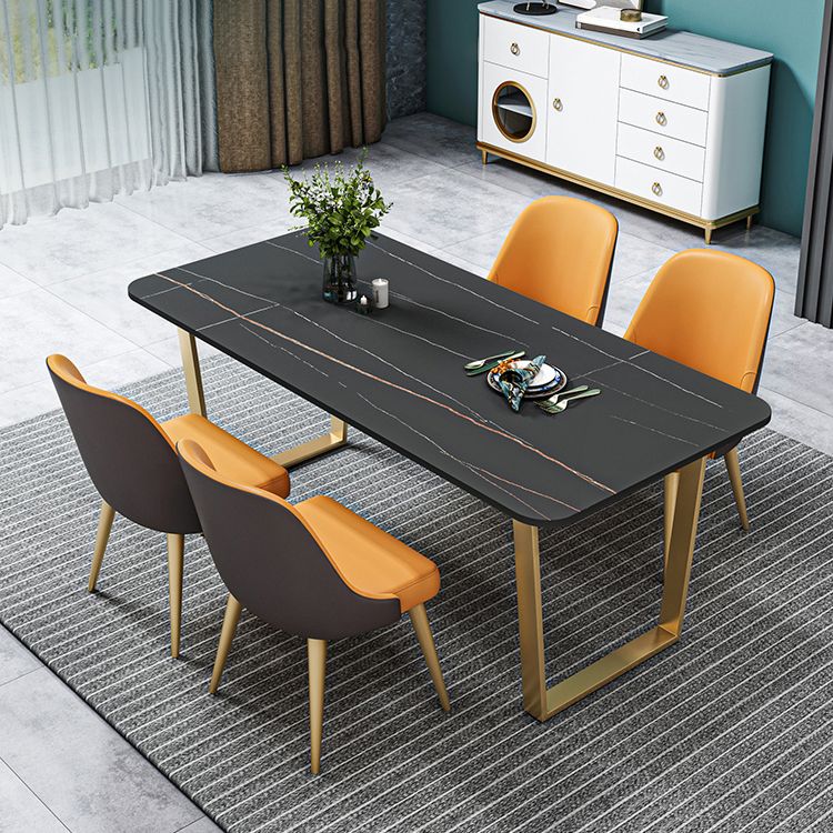 Nordic 1/2/5/7 Pieces Dining Set Sintered Stone Dining Table with Chairs Clearhalo 'Dining Room Sets' 'Dining Tables & Seating' 'dining_room_set' 'furn' 'furn_dining_room_set' 'Furniture' 'furniture_dining_room_set' 'Kitchen & Dining Furniture' 1200x1200_caceea50-5469-4587-81d2-a5694221ab1b